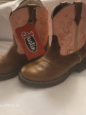 Girls Justin Gypsy Western Light up Boots